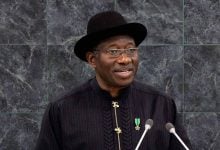 Former President Goodluck Jonathan