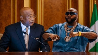 Hope Uzodimma and Davido Adeleke
