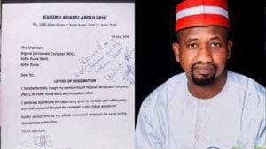 Kabiru Adamu Abdullahi Resignation