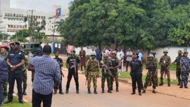 Ex-Soldiers Protest at Defence Ministry