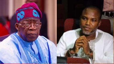 President Tinubu; Nnamdi Kanu