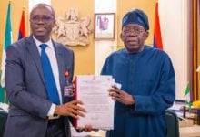 Fake Made in Nigeria Agency DG George Buchi Nwabueze; President Bola Ahmed Tinubu