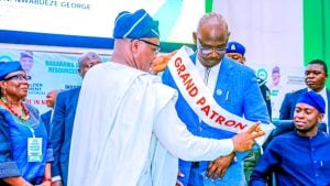 Fake Agency DG George Buchi Nwabueze and Governor Abdullahi Sule of Nasarawa State