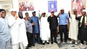 Senator Dickson Meets Peter Obi, Kwankwaso, NDC Leaders