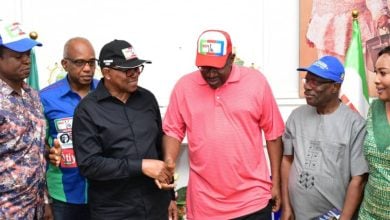 Peter Obi and Dickson meet with Lagos NDC Candidate