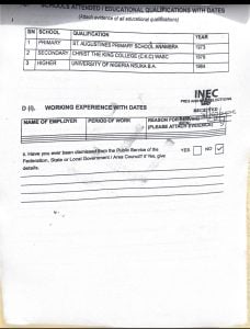 The Independent National Electoral Commission (INEC) has published the personal particulars and nomination documents of Nigerian Democratic Congress (NDC) presidential candidate Peter Obi and his running mate, Rabiu Musa Kwankwaso, ahead of the 2027 general election.
