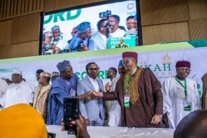 African Democratic Congress (ADC) National Legal Adviser, H.E. Professor Oserheimen Osunbor, attended the signing of the 2027 National Peace Accord in Abuja