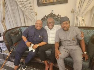Governor Ademola Adeleke Visits Nyesom Wike After Re-election