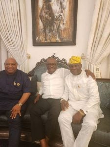 Governor Ademola Adeleke Visits Nyesom Wike After Re-election