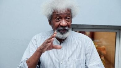 Nigerian writer, playwright, and poet, Wole Soyinka