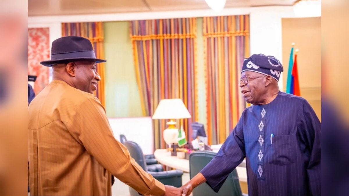 Former President Jonathan Meets Tinubu at Aso Rock