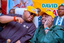 Governor Ademola Adeleke and Nephew David Adedeji Adeleke (Davido)