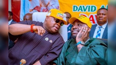 Governor Ademola Adeleke and Nephew David Adedeji Adeleke (Davido)