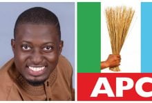 Dayo Israel;APC logo