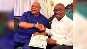 Governor Ademola Adeleke Visits Nyesom Wike After Re-election