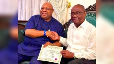 Governor Ademola Adeleke Visits Nyesom Wike After Re-election