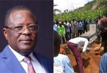 David Umahi; Burial ground of Mary Habila