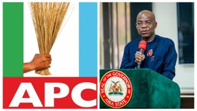 APC logo; Alex Otti