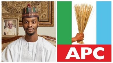Bashir El-Rufai; APC logo