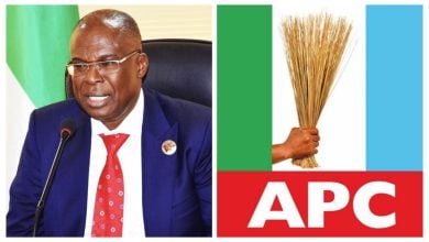 Timipre Sylva; APC logo