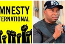 Amnesty International logo/ Samuel Danjuma Shekwolo