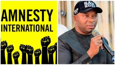 Amnesty International logo/ Samuel Danjuma Shekwolo