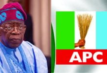 President Bola Tinubu; APC Logo