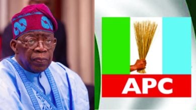 President Bola Tinubu; APC Logo