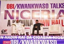 NDC Candidates Peter Obi and Rabiu Kwankwaso at Kaduna Town Hall Meeting