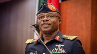 Chief of the Air Staff, Air Marshal Sunday Aneke