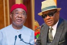 Senator Hope Uzodimma; Minister Nyesom Wike