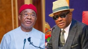 Senator Hope Uzodimma; Minister Nyesom Wike