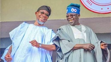 President Bola Tinubu with Former Governor Rauf Aregbesola