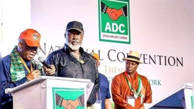 ADC Chairman David Mark Speaking During Party Convention