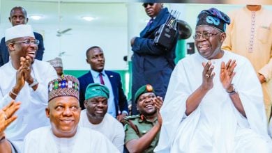 Bola Tinubu with Kashim Shettima