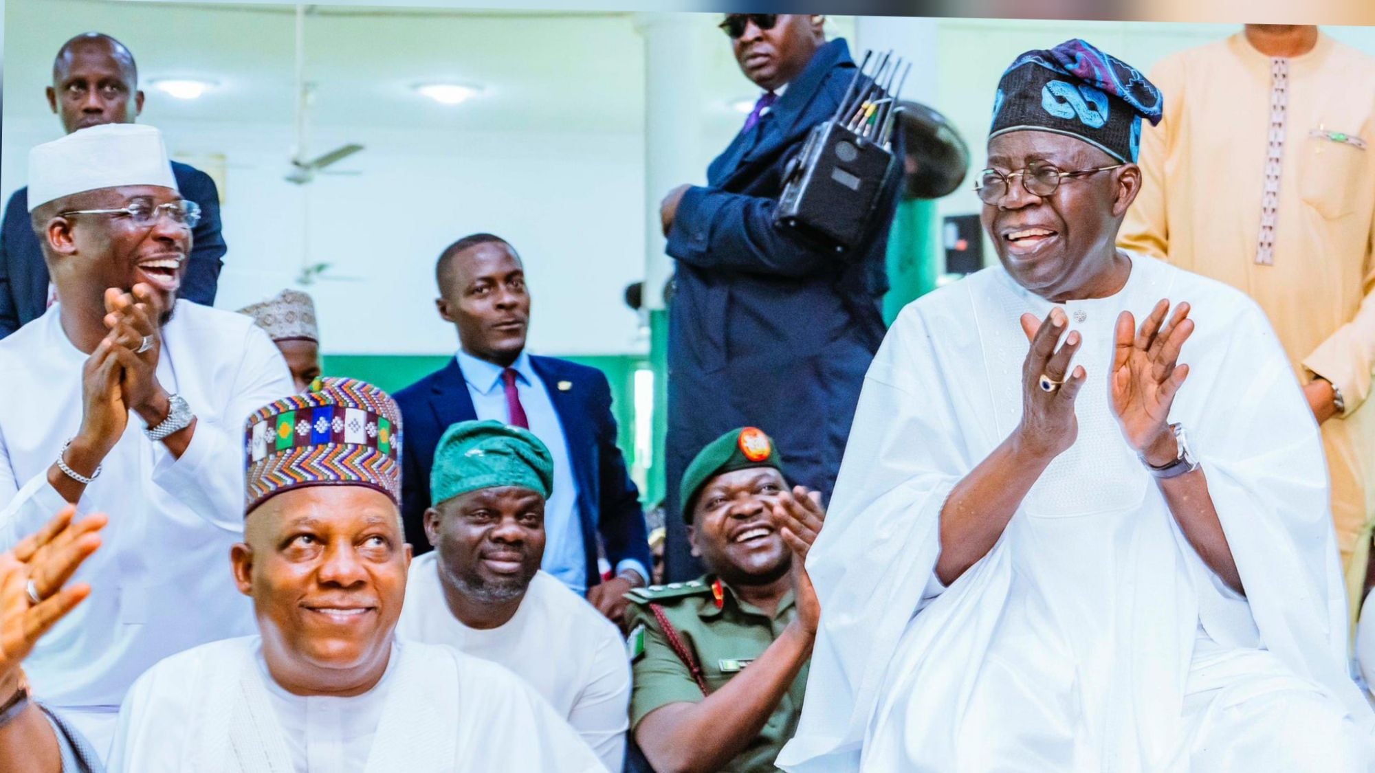Bola Tinubu with Kashim Shettima