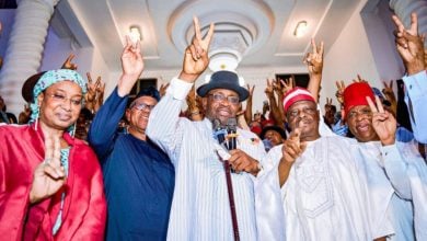 Peter Obi and Rabiu Kwankwaso have formally joined the Nigeria Democratic Congress (NDC), (PHOTO CREDIT: @EstherUmoh10 on X)