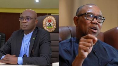 Governor Hyacinth Alia; Peter Obi