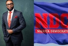Francis Chuks Azotani; NDC logo