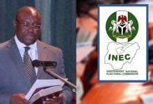 Festus Okoye; INEC logo