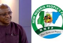 Major Agbo; NNPP logo .