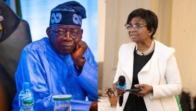 President Bola Tinubu; Prof. Moji Adeyeye,