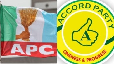 APC logo; Accord Party logo