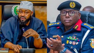 Gov. Umaru Bago; NSCDC Commandant