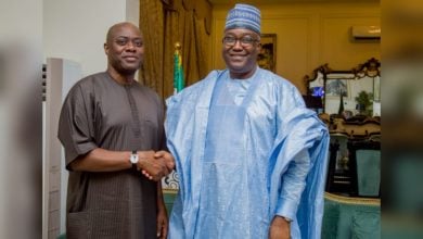 Oyo State Governor, Seyi Makinde and Dr. Gbenga Olawepo-Hashim