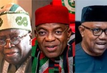 Bola Tinubu; Alex Otti; Peter Obi