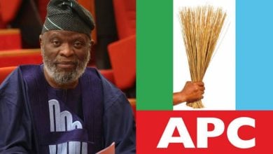 Olusola Adeyeye; APC Logo