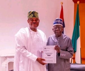 Senator Jimoh Ibrahim, President Bola Tinubu