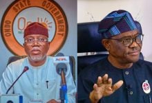 Ondo Governor Lucky Aiyedatiwa; FCT Minister Nyesom Wike