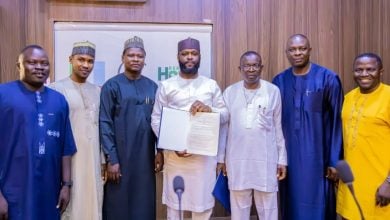 Members of YOWICAN, NACOMYO with Seyi Tinubu